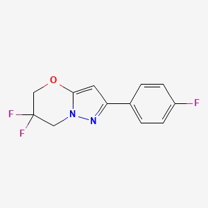 6,6-difluoro-2-(4-fluorophenyl)-6,7-dihydro-5H-pyrazolo[5,1-b][1,3]oxazine