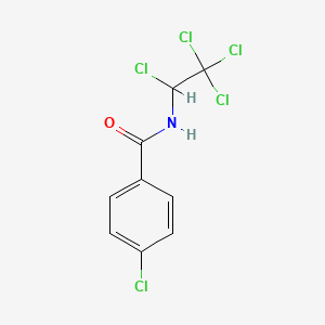 4-Chloro-n-(1,2,2,2-tetrachloroethyl)benzamide