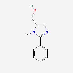 (1-methyl-2-phenyl-1H-imidazol-5-yl)methanol