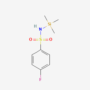 4-Fluoro-N-(trimethylsilyl)benzene-1-sulfonamide