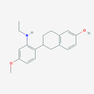 2-Naphthalenol, 6-[2-(ethylamino)-4-methoxyphenyl]-5,6,7,8-tetrahydro-