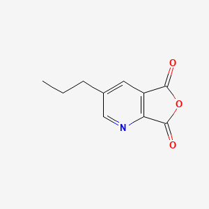 molecular formula C10H9NO3 B8685381 3-Propylfuro[3,4-b]pyridine-5,7-dione CAS No. 102268-13-3