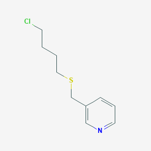 Pyridine, 3-[[(4-chlorobutyl)thio]methyl]-