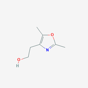 molecular formula C7H11NO2 B8685426 2-(2,5-Dimethyl-4-oxazolyl)ethanol CAS No. 103788-66-5