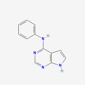 7h-Pyrrolo[2,3-d]pyrimidin-4-amine,n-phenyl-