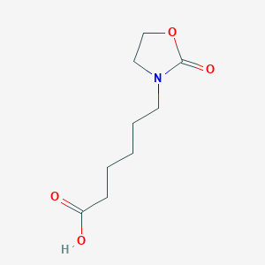 3-Oxazolidinehexanoic acid, 2-oxo-