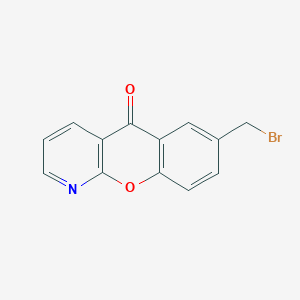 5H-[1]Benzopyrano[2,3-b]pyridin-5-one, 7-(bromomethyl)-