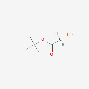 molecular formula C6H11LiO2 B8685481 tert-Butyl lithioacetate 