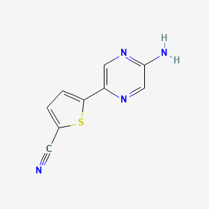 5-(5-Amino-pyrazin-2-yl)-thiophene-2-carbonitrile