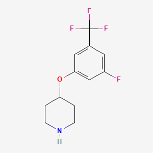 4-(3-Fluoro-5-(trifluoromethyl)phenoxy)piperidine