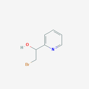 molecular formula C7H8BrNO B8685565 2-Bromo-1-(2-pyridyl)-ethanol 