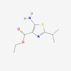 Ethyl 5-amino-2-isopropyl-1,3-thiazole-4-carboxylate