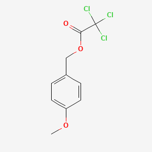 molecular formula C10H9Cl3O3 B8685663 p-Methoxybenzyl trichloroacetate CAS No. 56599-24-7