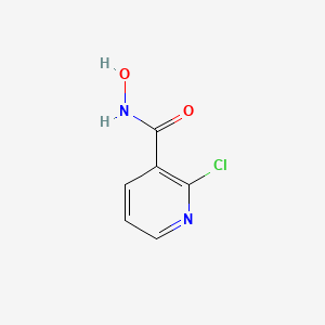 molecular formula C6H5ClN2O2 B8685665 2-Chloropyridine-3-carbohydroxamic acid 