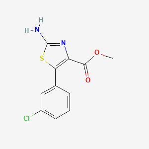 2-Amino-5-(3-chloro-phenyl)-thiazole-4-carboxylic acid methyl ester
