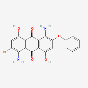 1,5-Diamino-2-bromo-4,8-dihydroxy-6-phenoxyanthracene-9,10-dione