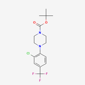 4-(2-Chloro-4-trifluoromethylphenyl)piperazine-1-carboxylic acid tert-butyl ester