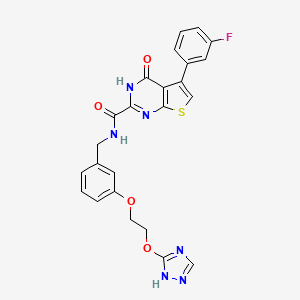 molecular formula C24H19FN6O4S B8685786 Mmp13-IN-2 