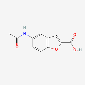 5-Acetaminobenzofuran-2-carboxylic acid