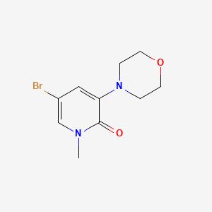 5-bromo-1-methyl-3-morpholinopyridin-2(1H)-one