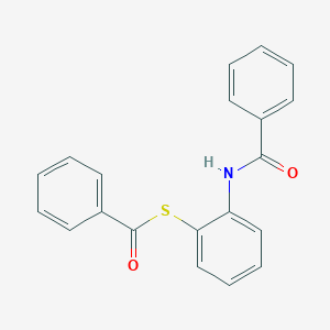 molecular formula C20H15NO2S B086859 Benzanilide, 2'-benzoylthio- CAS No. 1047-61-6