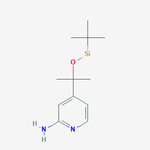 molecular formula C12H20N2OSi B8685922 CID 53406848 