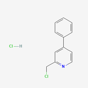 2-(Chloromethyl)-4-phenylpyridine hydrochloride
