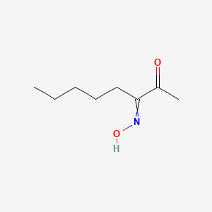 molecular formula C8H15NO2 B8685962 3-Oximino-2-octanone CAS No. 584-92-9