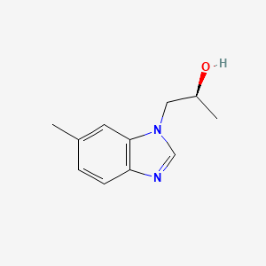 (S)-1-Methyl-2-(6-methyl-benzimidazol-1-yl)-ethanol