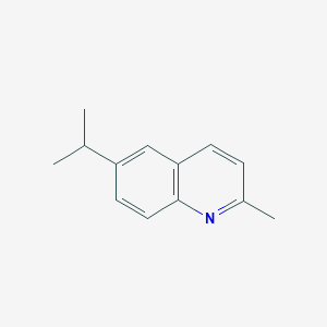 molecular formula C13H15N B8686106 6-Isopropyl-2-methylquinoline 