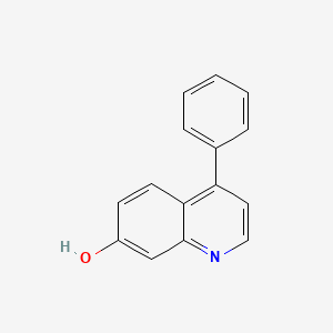 molecular formula C15H11NO B8686181 7-Hydroxy-4-phenylquinoline 