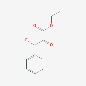molecular formula C11H11FO3 B8686354 ethyl 3-fluoro-2-oxo-3-phenylpropanoate 