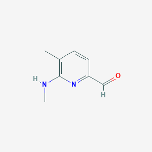 5-Methyl-6-methylaminopyridine-2-carbaldehyde