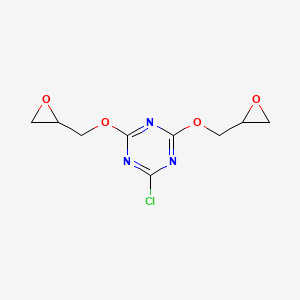 2-Chloro-4,6-bis[(oxiran-2-yl)methoxy]-1,3,5-triazine
