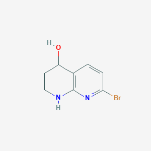 7-Bromo-1,2,3,4-tetrahydro-1,8-naphthyridin-4-ol