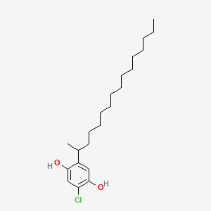 2-Chloro-5-sec-hexadecylhydroquinone