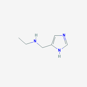 molecular formula C6H11N3 B8686814 Ethyl-(3H-imidazol-4-ylmethyl)-amine CAS No. 680590-99-2