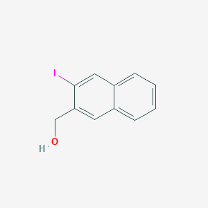 molecular formula C11H9IO B8686835 3-iodo-2-Naphthalenemethanol CAS No. 129593-44-8