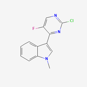 3-(2-chloro-5-fluoropyrimidin-4-yl)-1-methyl-1H-indole