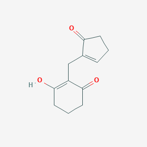 3-Hydroxy-2-[(5-oxo-1-cyclopenten-1-yl)methyl]-2-cyclohexen-1-one