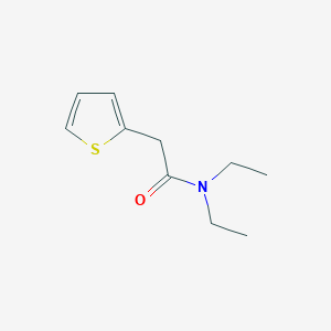 molecular formula C10H15NOS B8687072 N,N-diethyl-2-(2-thienyl)acetamide 