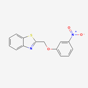 2-[(3-Nitrophenoxy)methyl]-1,3-benzothiazole