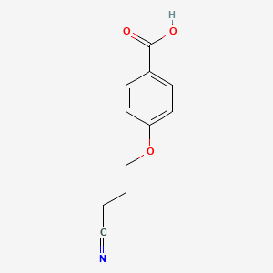 molecular formula C11H11NO3 B8687109 4-(Cyanopropyloxy)benzoic acid CAS No. 125439-53-4