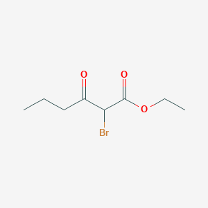 molecular formula C8H13BrO3 B8687115 Ethyl 2-bromo-3-oxohexanoate 