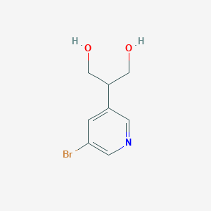 2-(5-Bromopyridin-3-yl)propane-1,3-diol