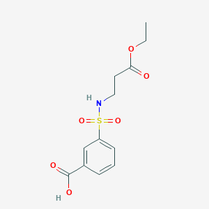 3-[(2-Carboethoxyethyl)aminosulfonyl]benzoic Acid
