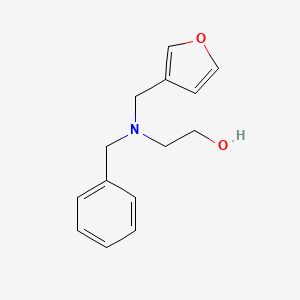 2-(Benzyl-(3-furylmethyl)amino)ethanol