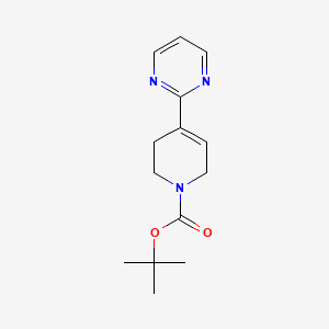 4-Pyrimidin-2-yl-3,6-dihydro-2H-pyridine-1-carboxylic acid tert-butyl ester