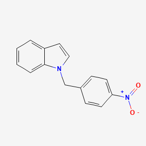 molecular formula C15H12N2O2 B8687215 1-(4-Nitrobenzyl)indole CAS No. 116611-36-0