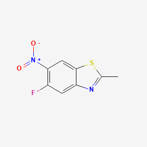 5-Fluoro-2-methyl-6-nitrobenzo[d]thiazole